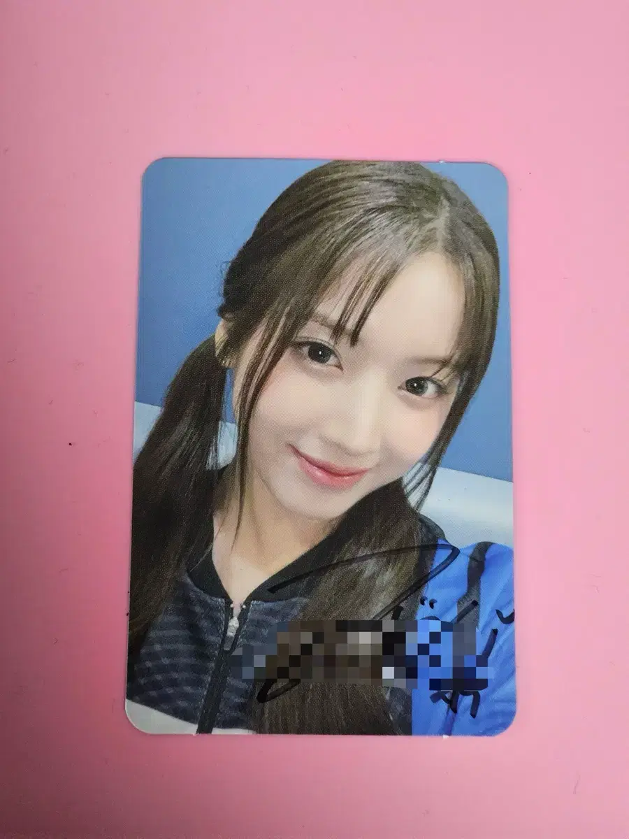 Nmixx jiwoo soundwave ld sign Photocard