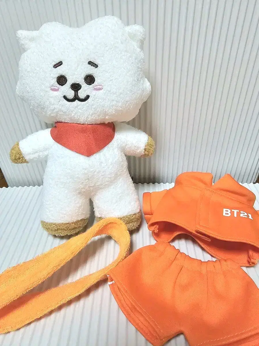 일본한정)BT21 RJ 알제이 포징인형 + 인형옷 bts