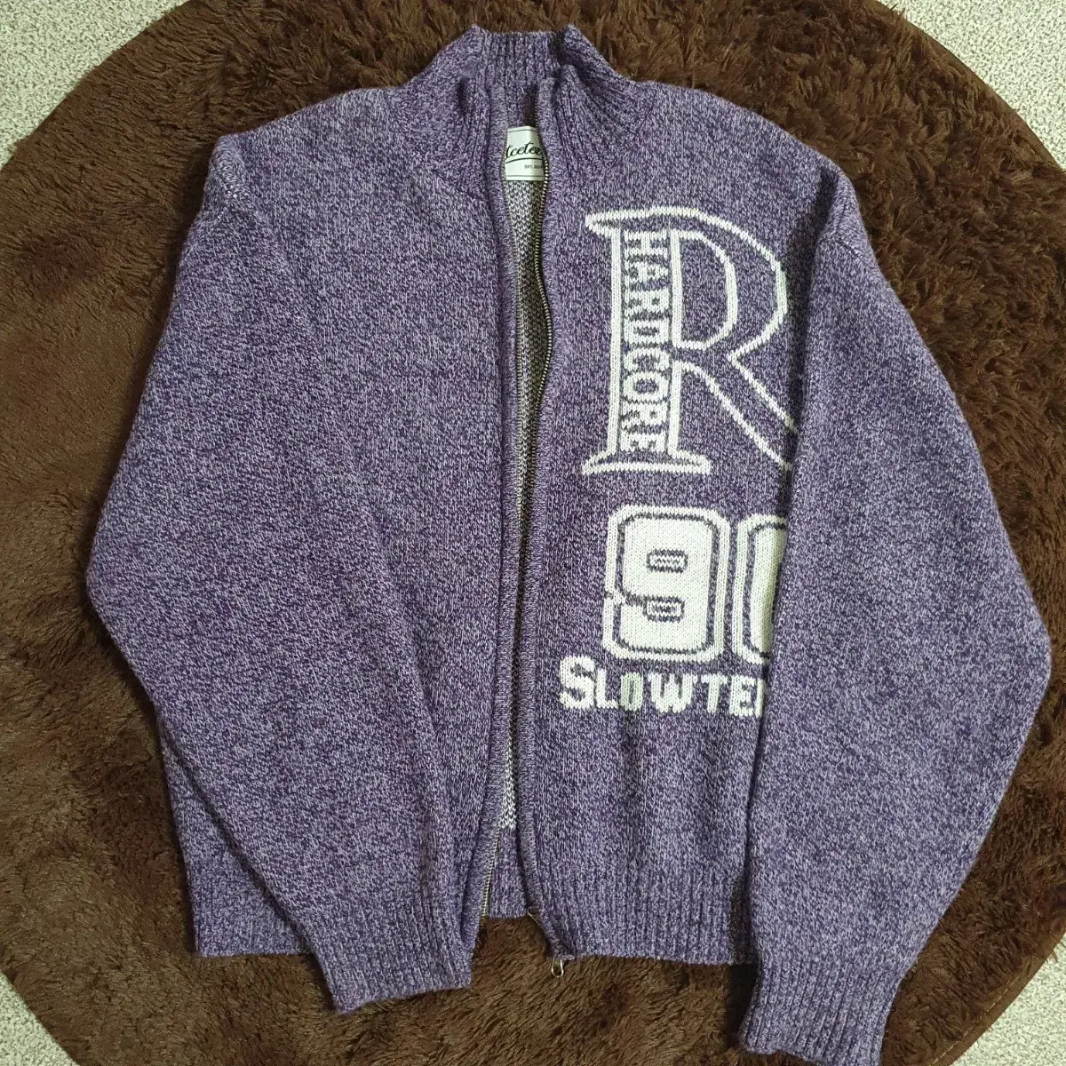 etce 이티씨이 COLIN 90 KINT ZIP UP (PURPLE)