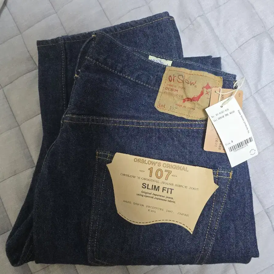 새상품) 오어슬로우 107 원워시 size 4 (33-34)