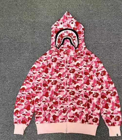 베이프 bape 카모 상어 무늬 재킷