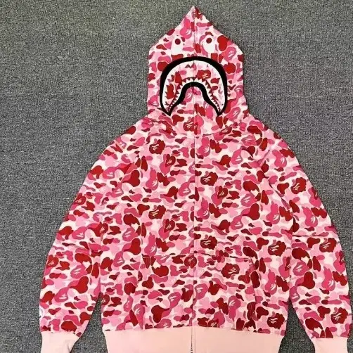 베이프 bape 카모 상어 무늬 재킷