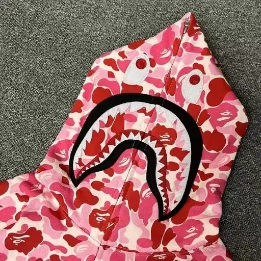 베이프 bape 카모 상어 무늬 재킷