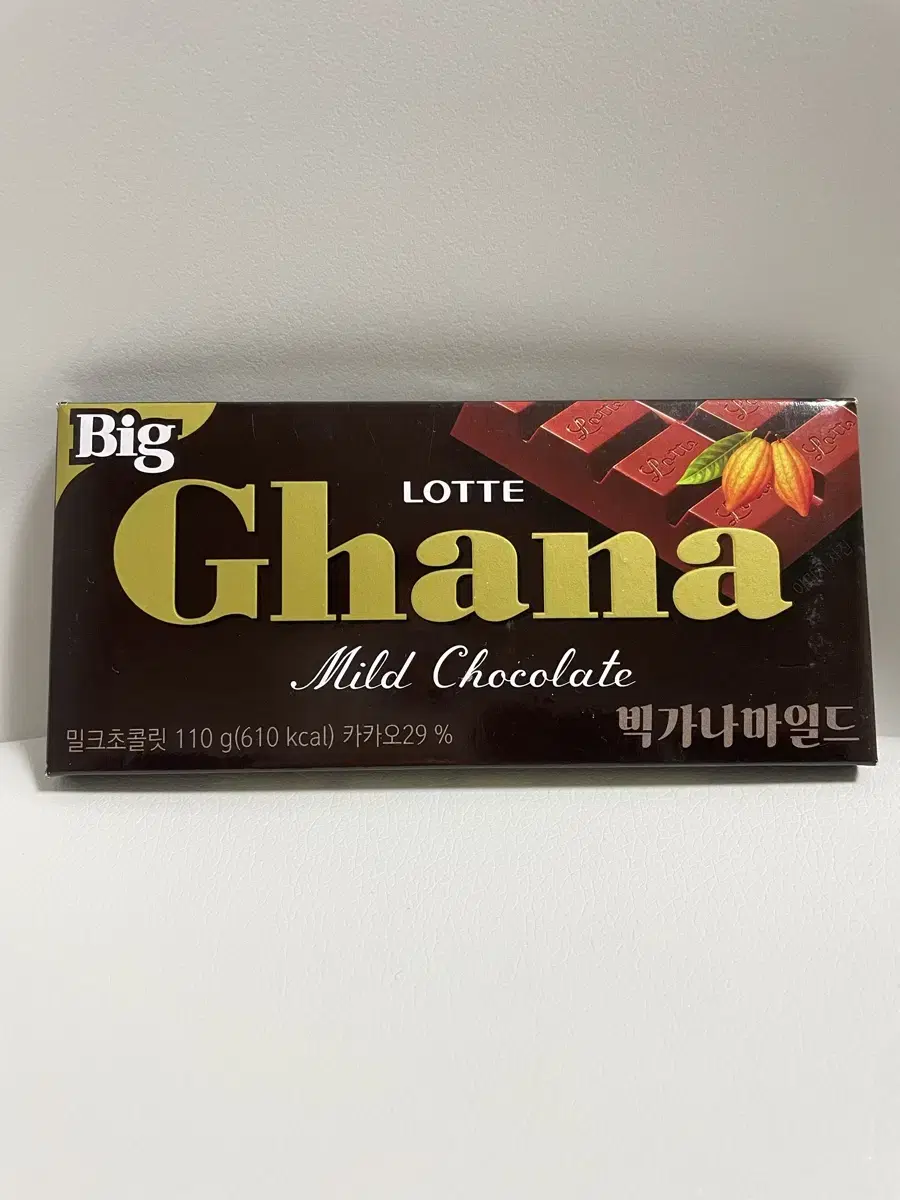 빅가나초콜릿 110g.