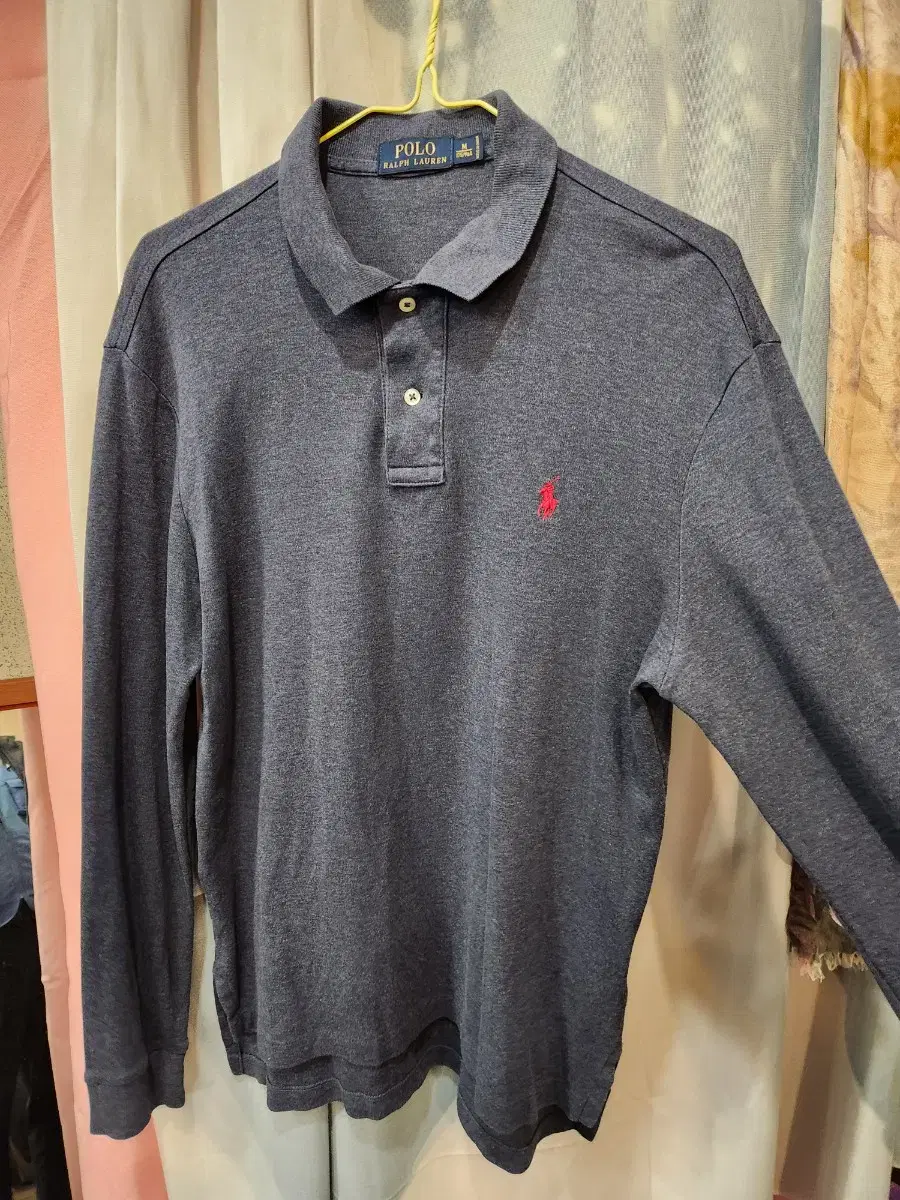 M)Polo kara Long Sleeve Tee