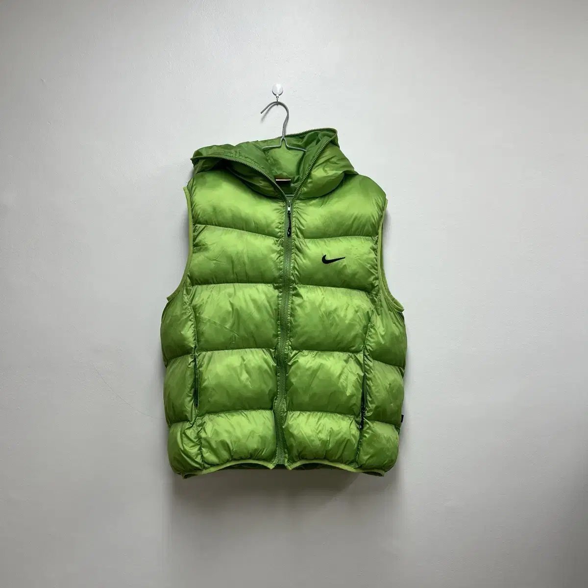 Nike green padded vest (zips up to the top of the hat)