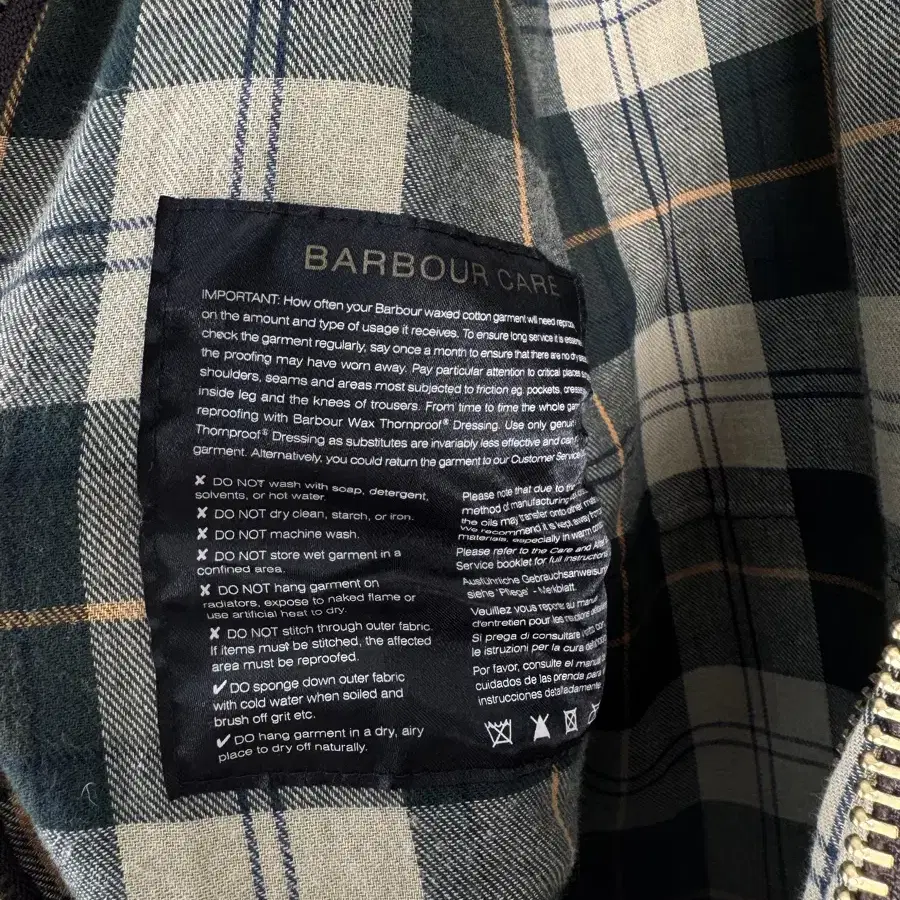 Barbour beaufort waxed utility jacket