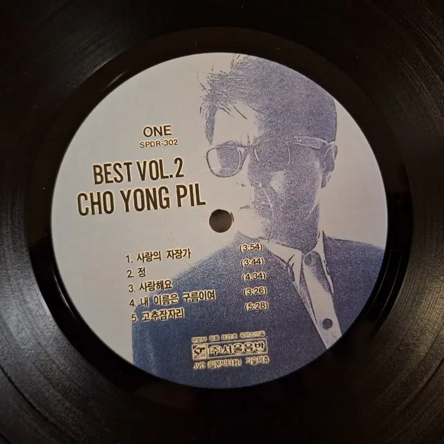 귀한음반/조용필 Best Vol.2 LP