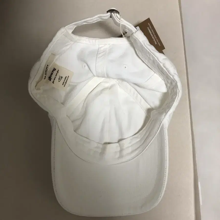 글로니 모자 G CLASSIC WASHED BALL CAP (WHITE)