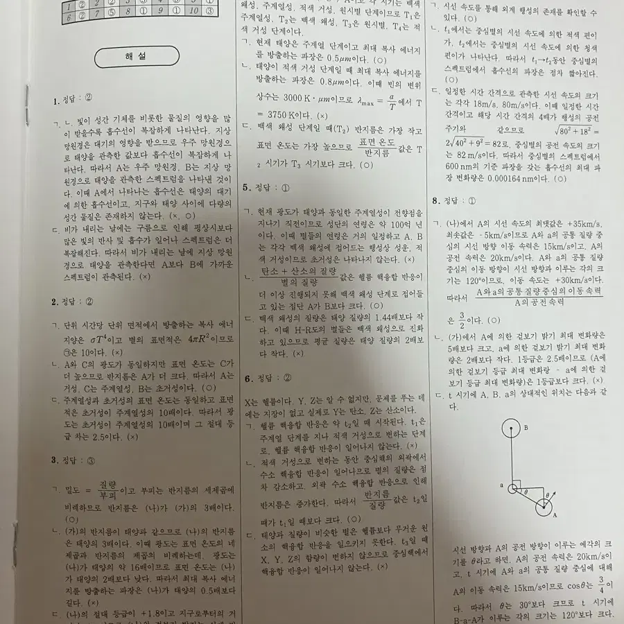 2025 시대인재 지구과학  모의고사 나진환 전국서바