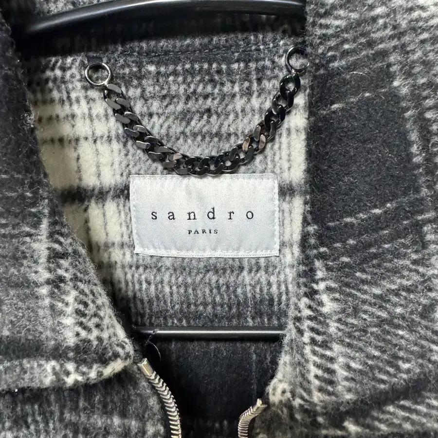 sandro(산드로) 체크패턴 자켓