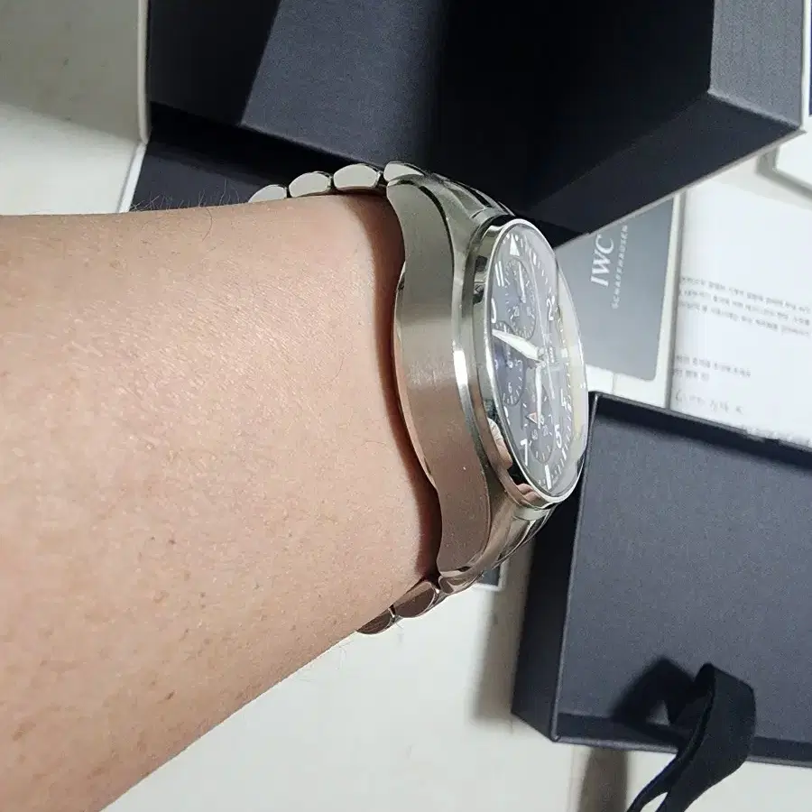 IWC 파일럿 크로노 신형 청판 41mm