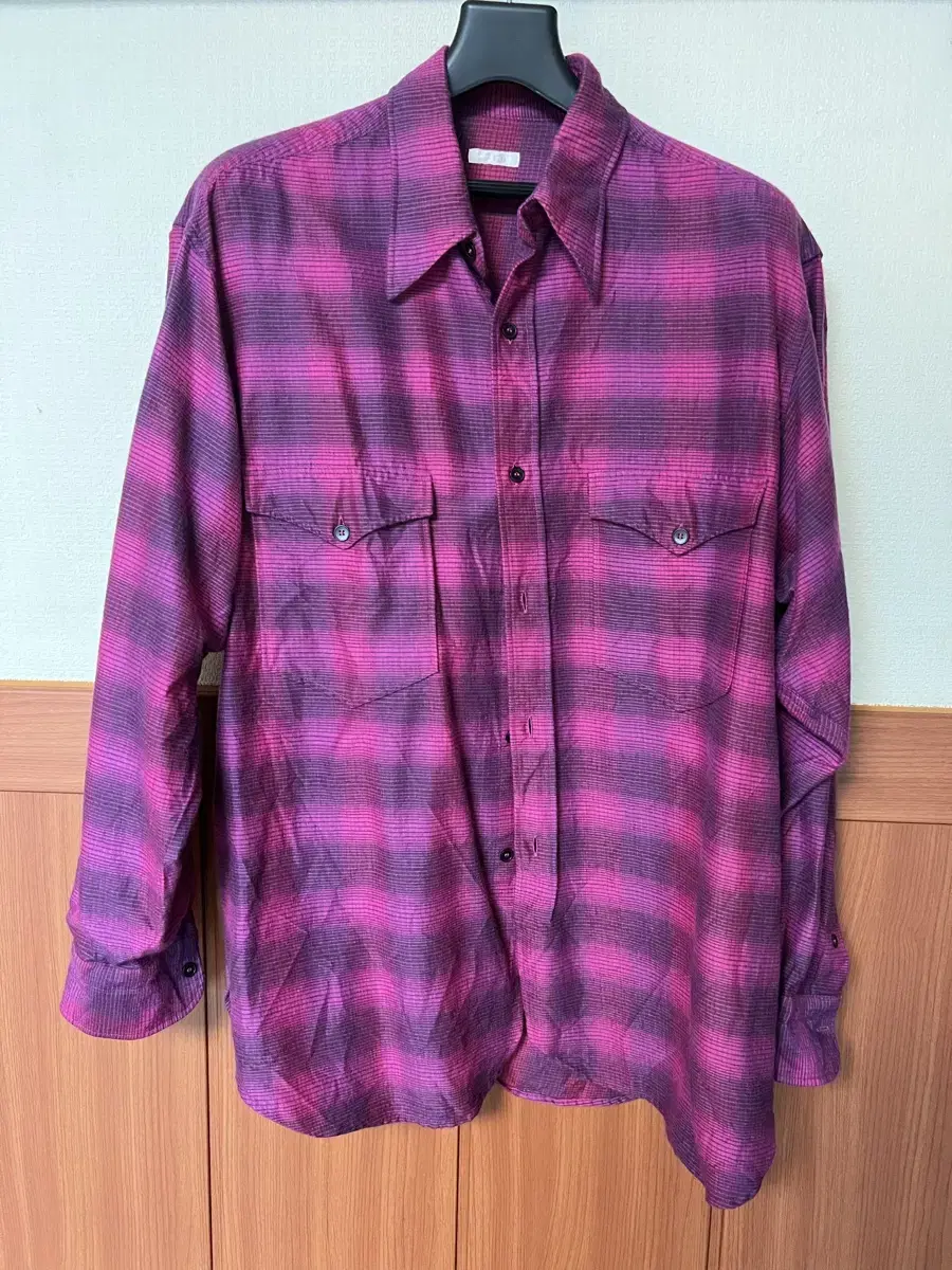 Komori Wool Silk Shirt 2 sizes for sale