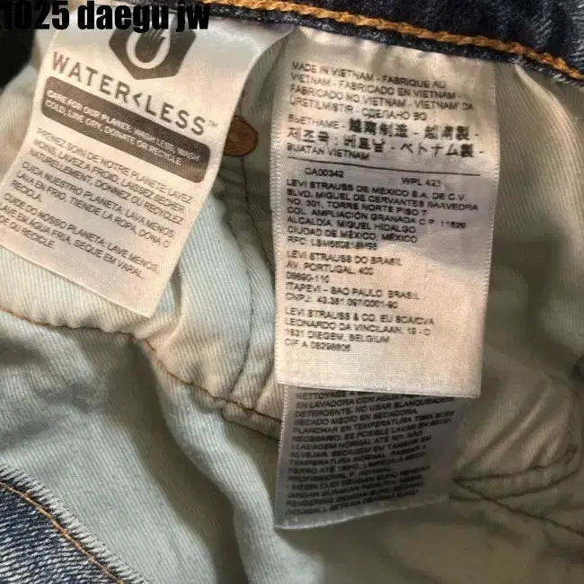 34/32 LEVI STRAUSS & CO PANTS 리바이스 청바지