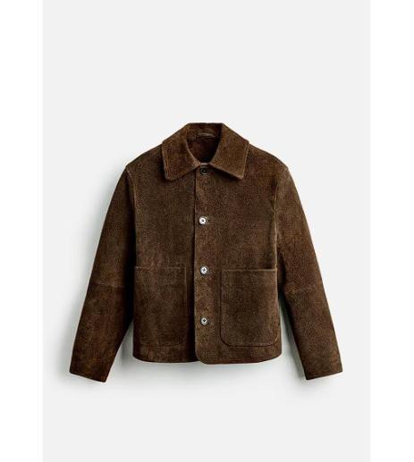 Zara Faux Suede Jacket XL