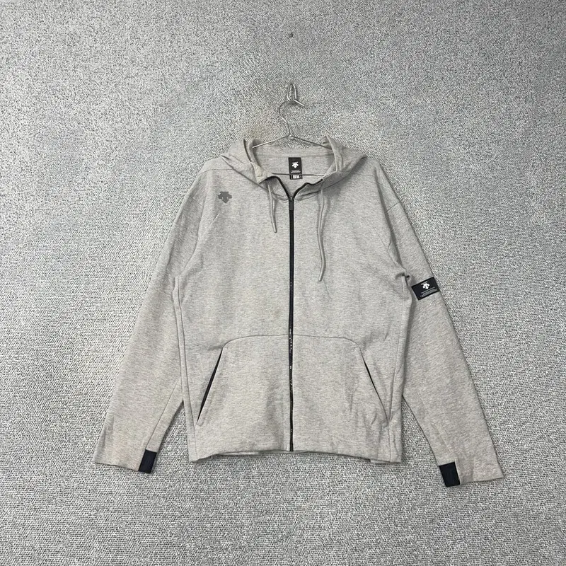 Descent logo grey hoodie Zip-up L