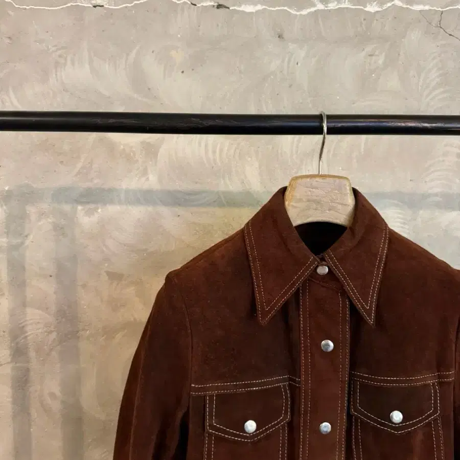 Vtg leather shirts 여성66