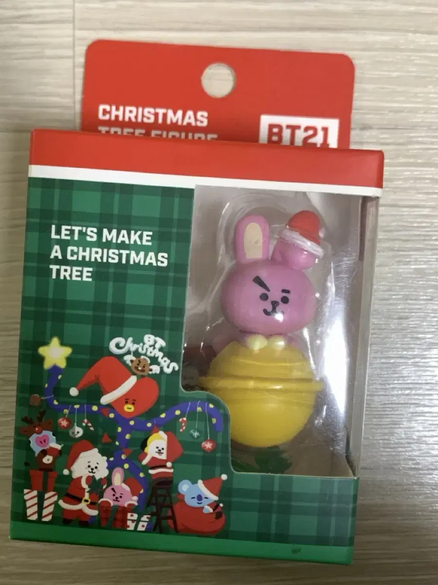 BT21 쿠키 크리스마스 피규어