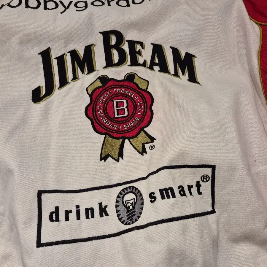 2XL>90s JIM BEAM 레이싱 자켓