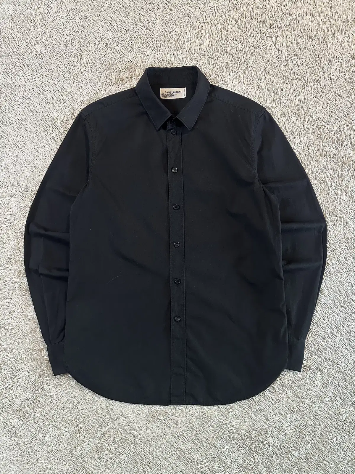 [F36] Saint Laurent SAINT LAURENT Cotton shirt black