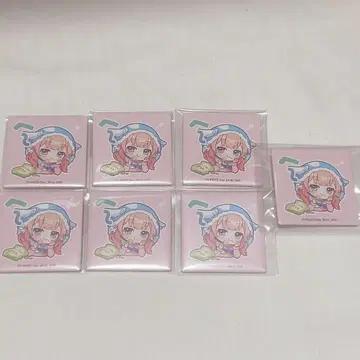 유메스테 월드다이스터 혼스카이 깃털 사각 캔 배지