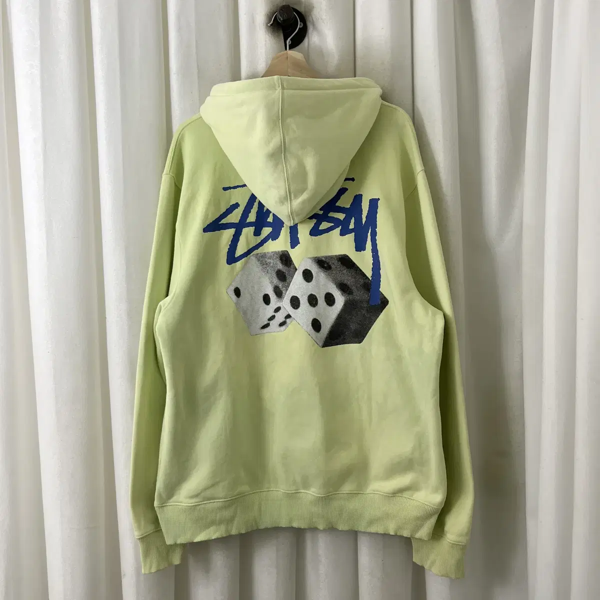 Stussy Lime Dice Hoodie