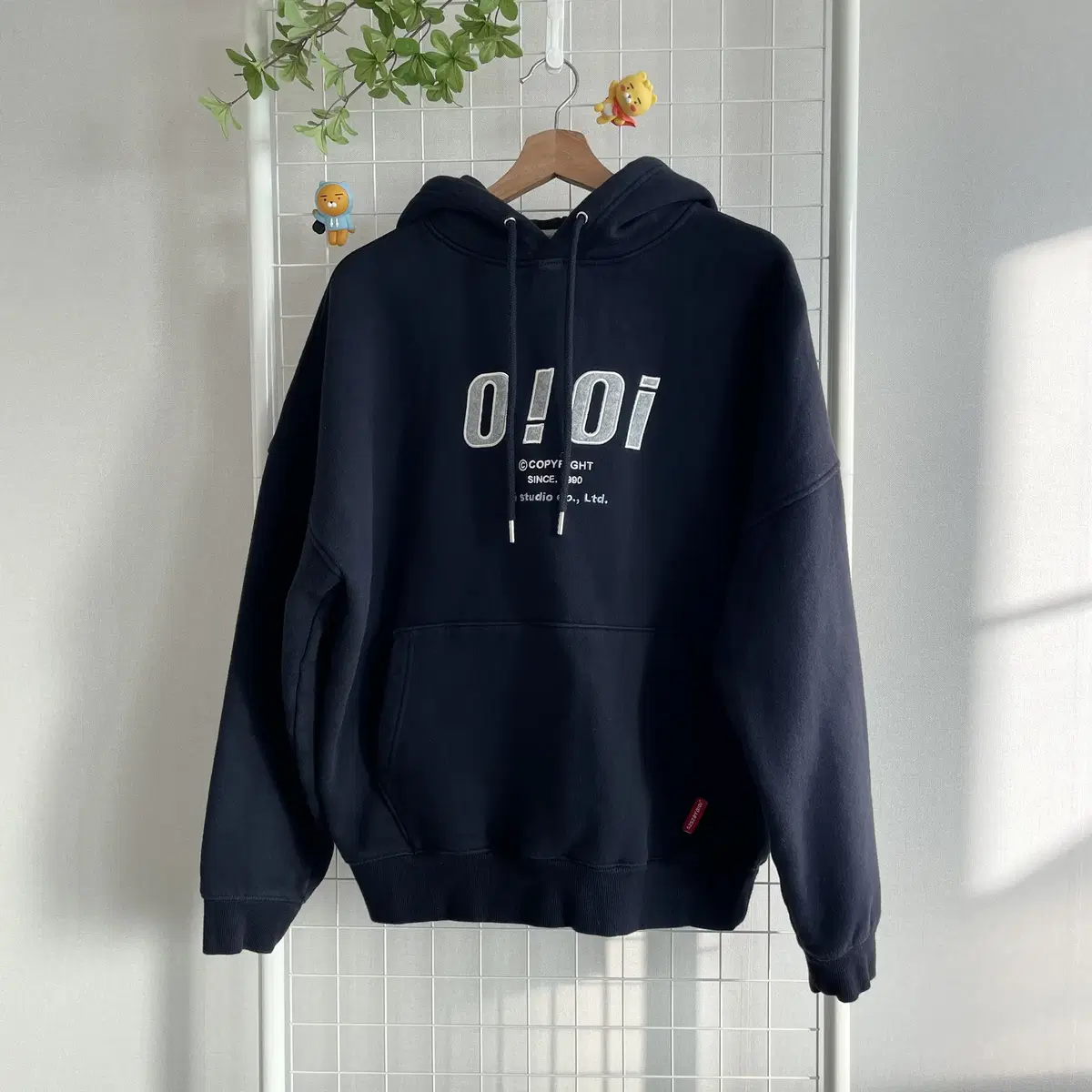 OIOI Hoodie Navy WK-0009