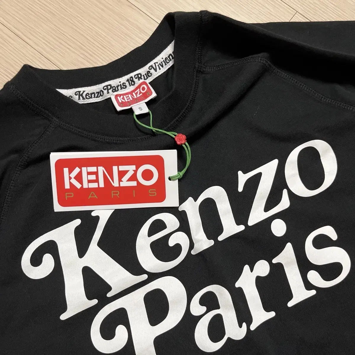 새상품) kenzo by verdy boxy tee crop s사이즈