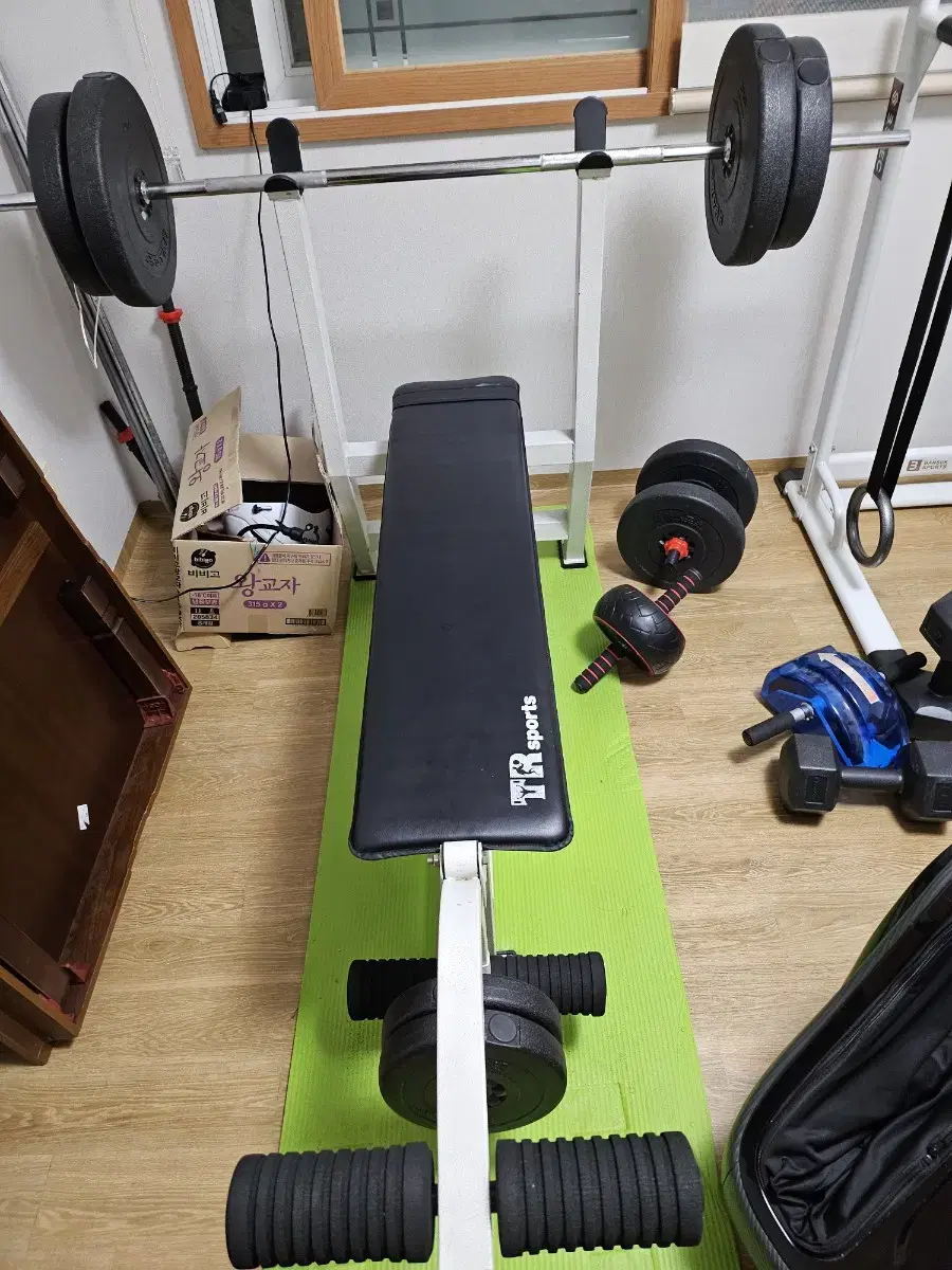 벤츠프레스 50KG 덤벨포함