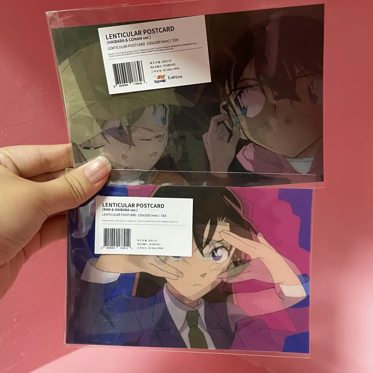 Detective ConanPop UpWadisFundingThree Lenticular Postcards