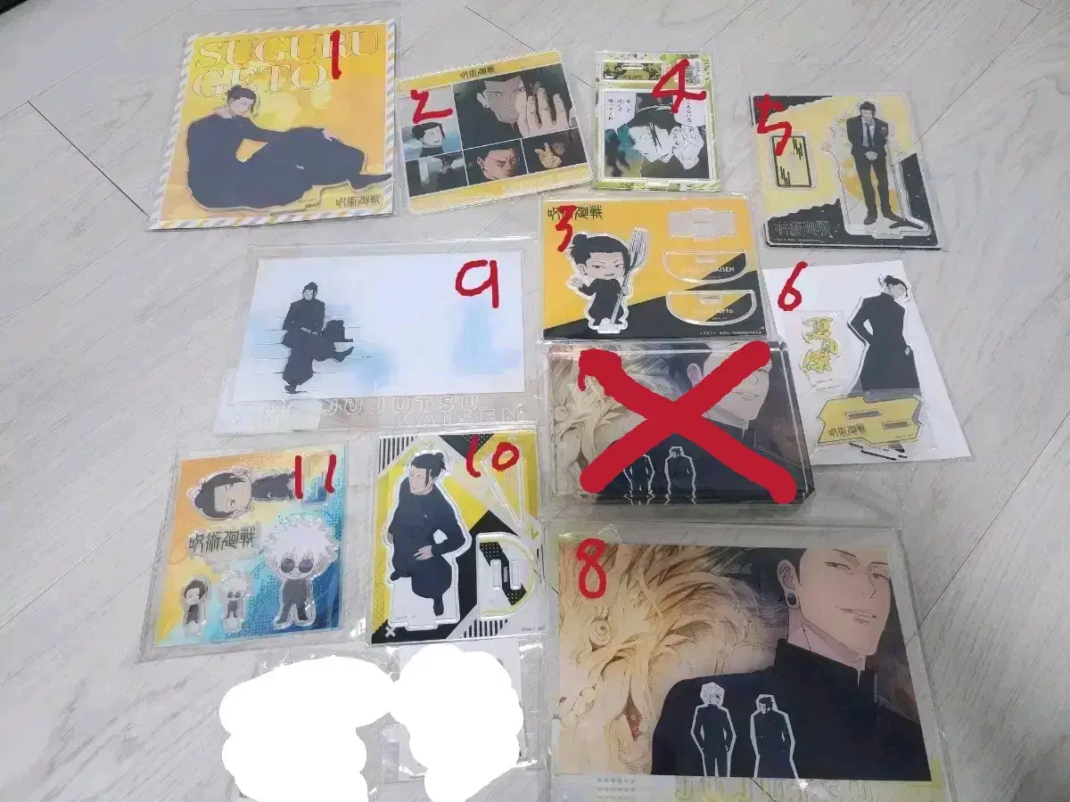 Sell unsealed Ghetto Suguru acrylic merchandise in bulk.