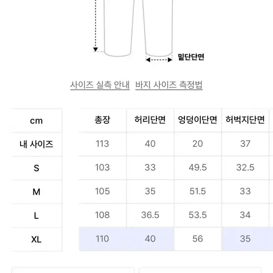 헤임 스타 스티치 2라인 데님 팬츠 L