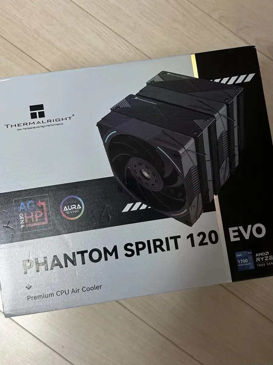 공냉대장쿨러 phantom spirit 120 evo 새상품 cpu쿨러