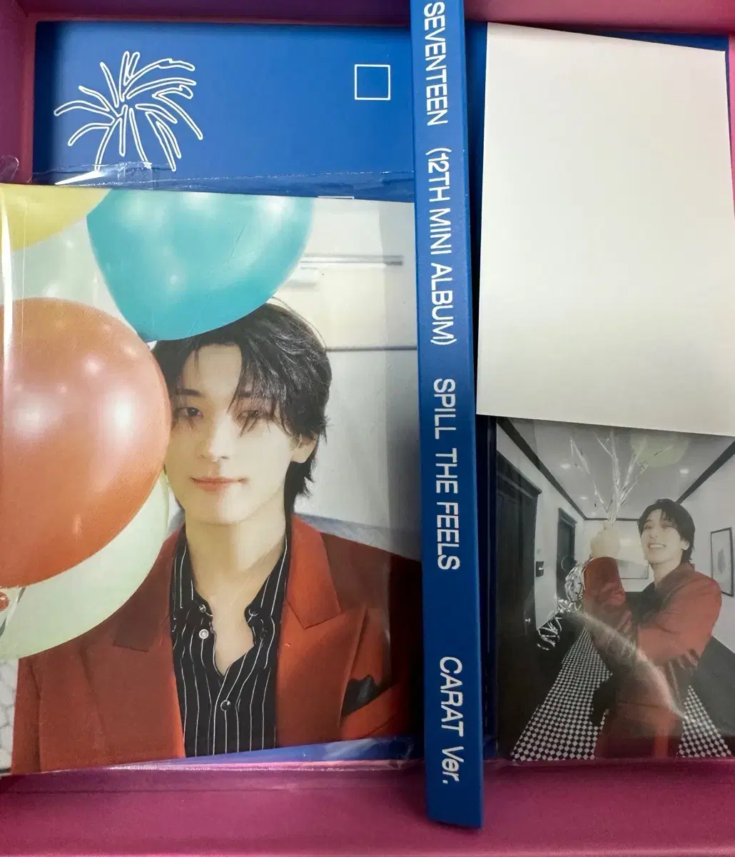 Seventeen Mini 12th Edition Saddon Myung wonwoo carat vahn binder