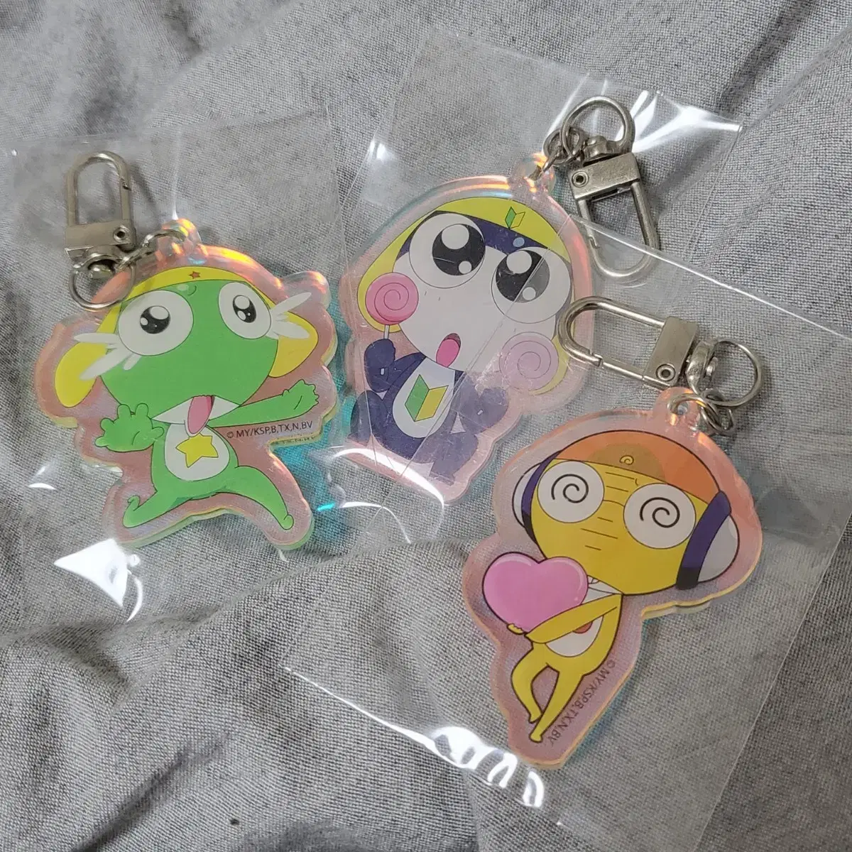 Bulk) Keroro Tamama Kururu acrylic keyring