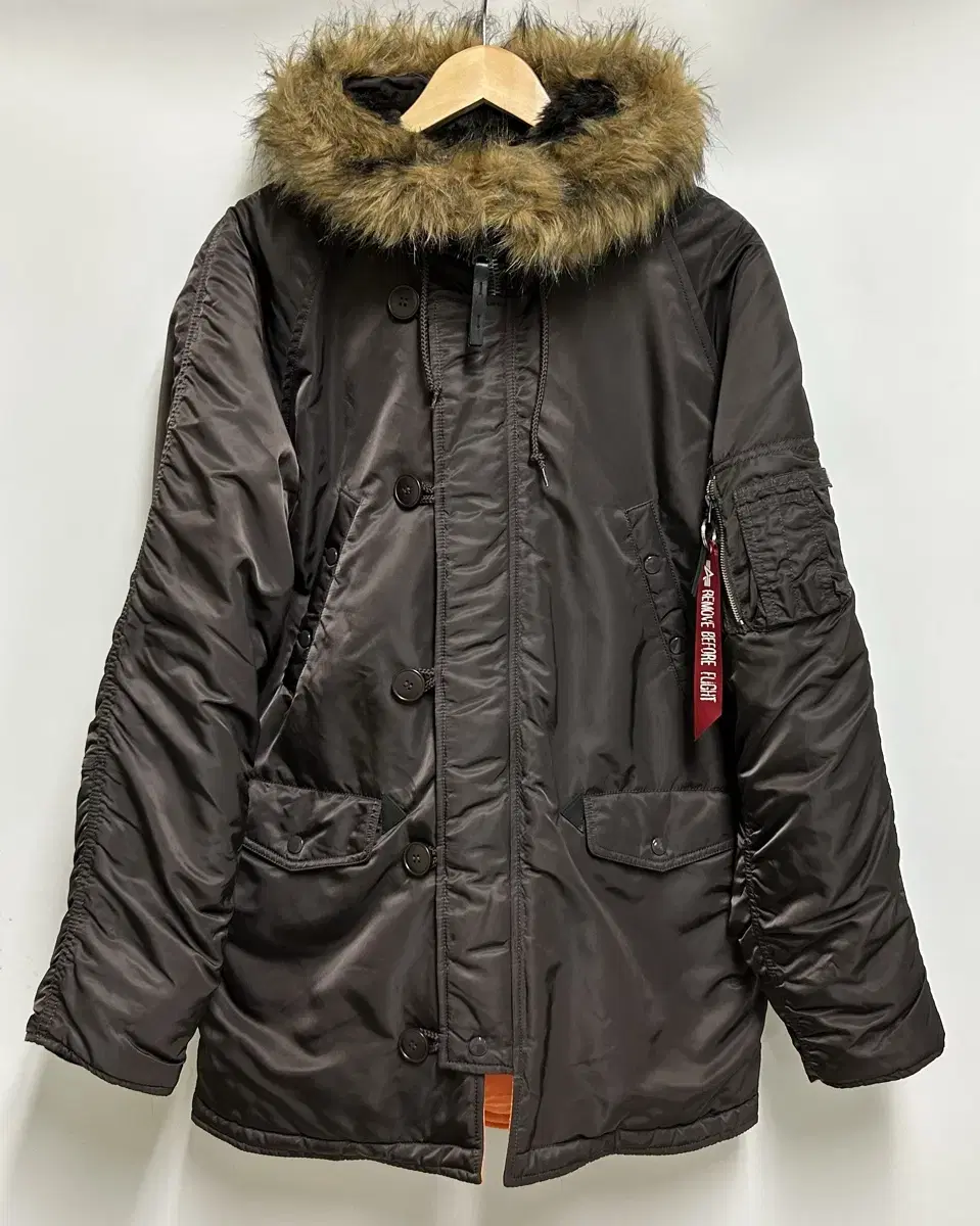 [men_105]alpine industry n-3 military padded jacket