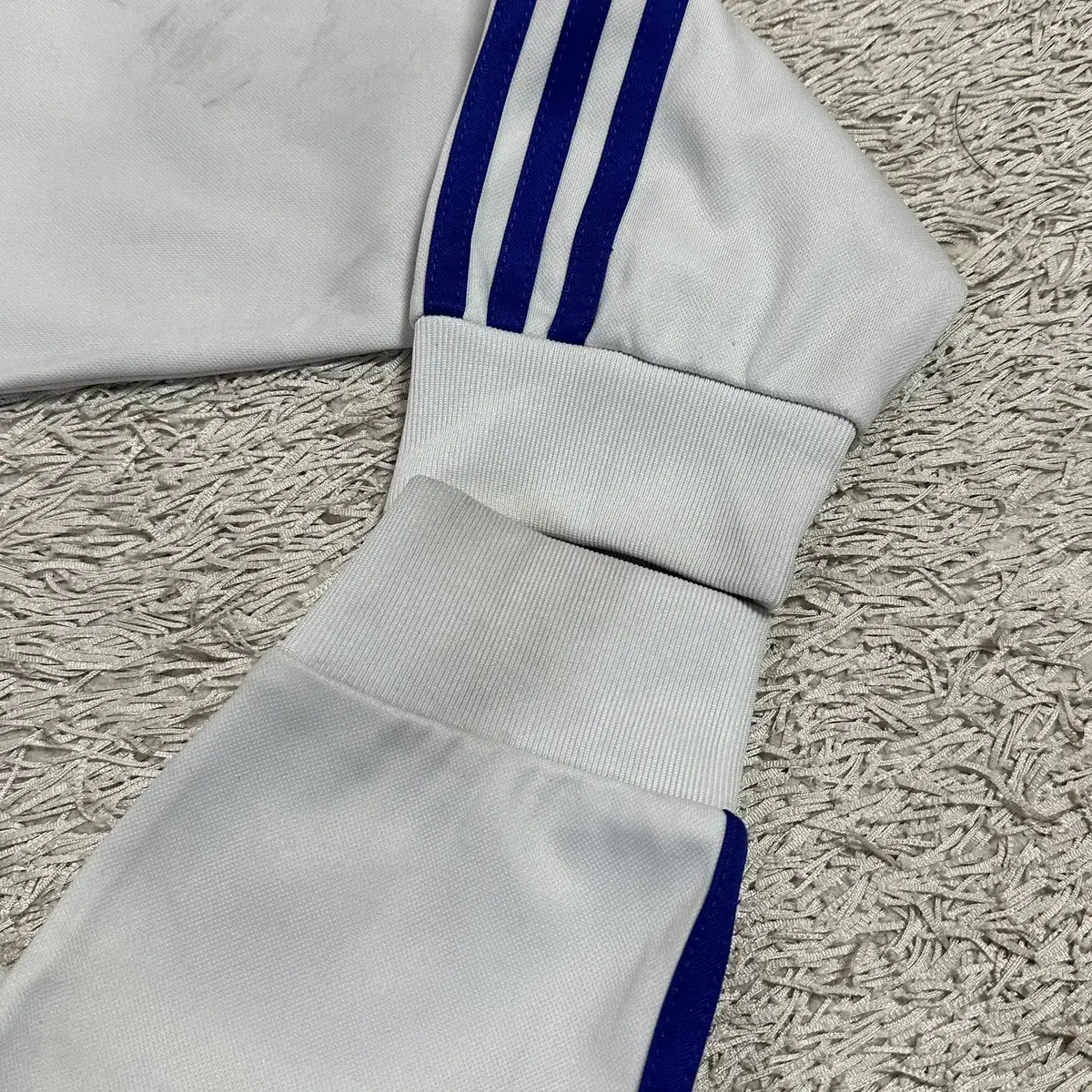 [S] 대장급) 아디다스 ADIDAS 첼시 트랙탑 맨투맨 화이트 블루