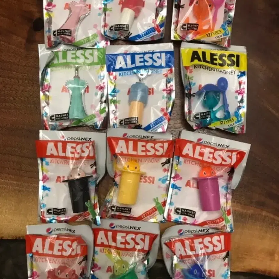 Alessi 냉장고자석 키친마그넷 알레시 풀세트 12종류