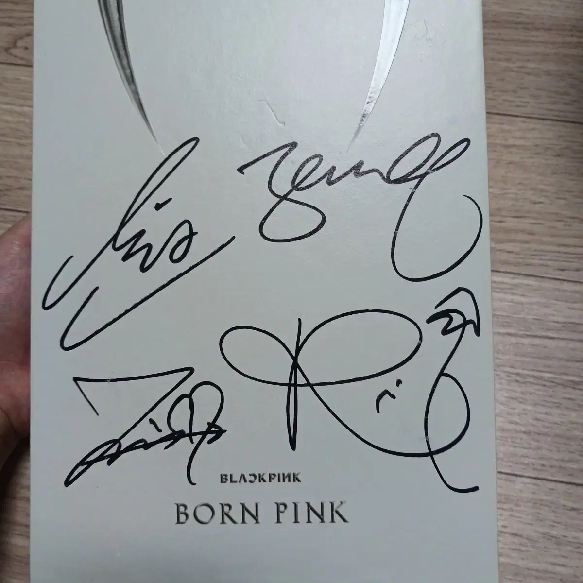 블랙핑크 친필 싸인 앨범 본핑크 (born pink)