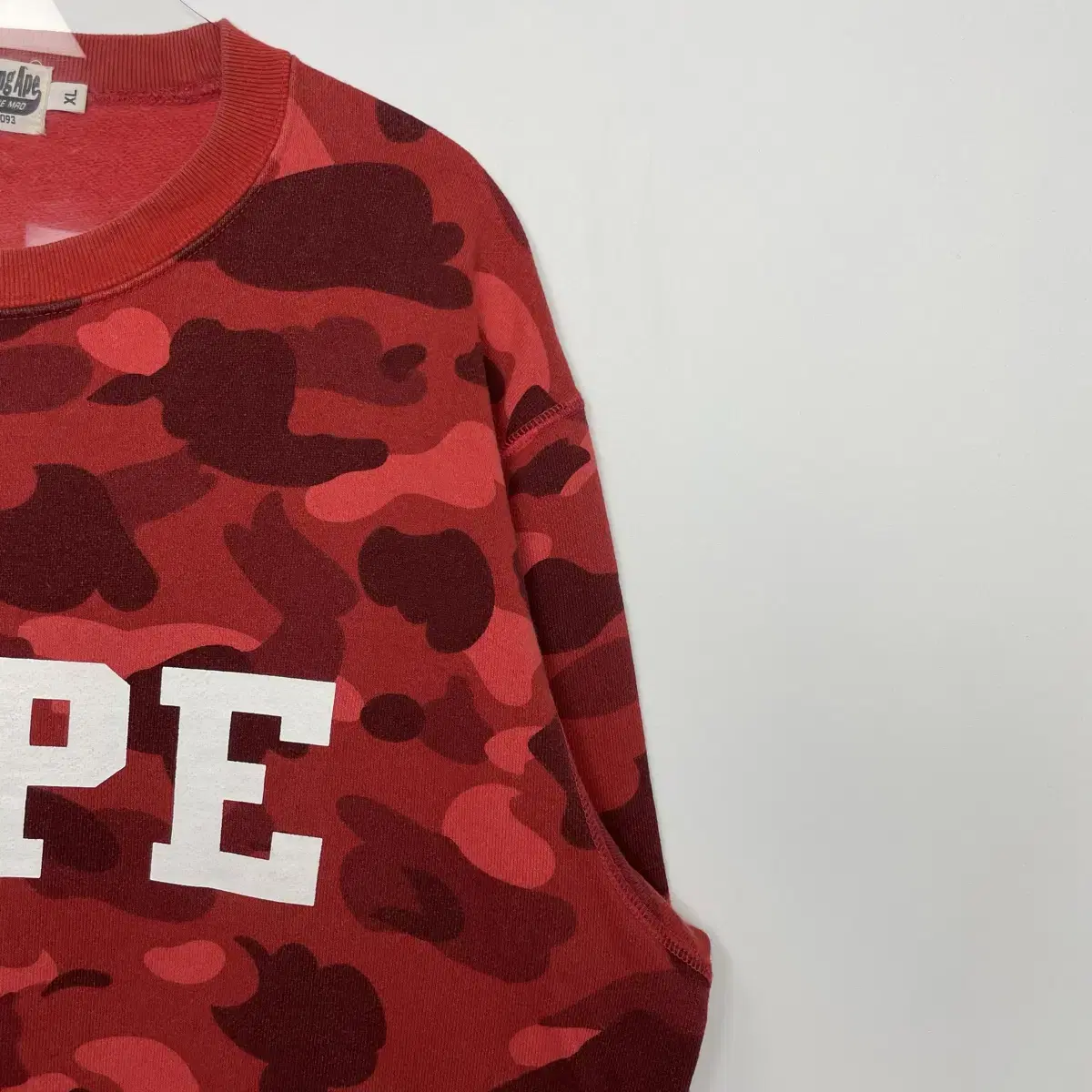 베이프 bape 카모 스웻셔츠 맨투맨 티셔츠