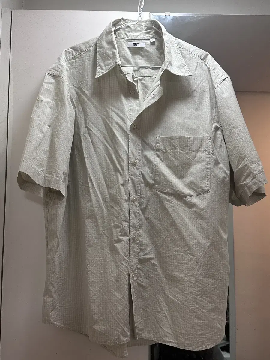 Uniqlo U Check Short Sleeve Shirt XL