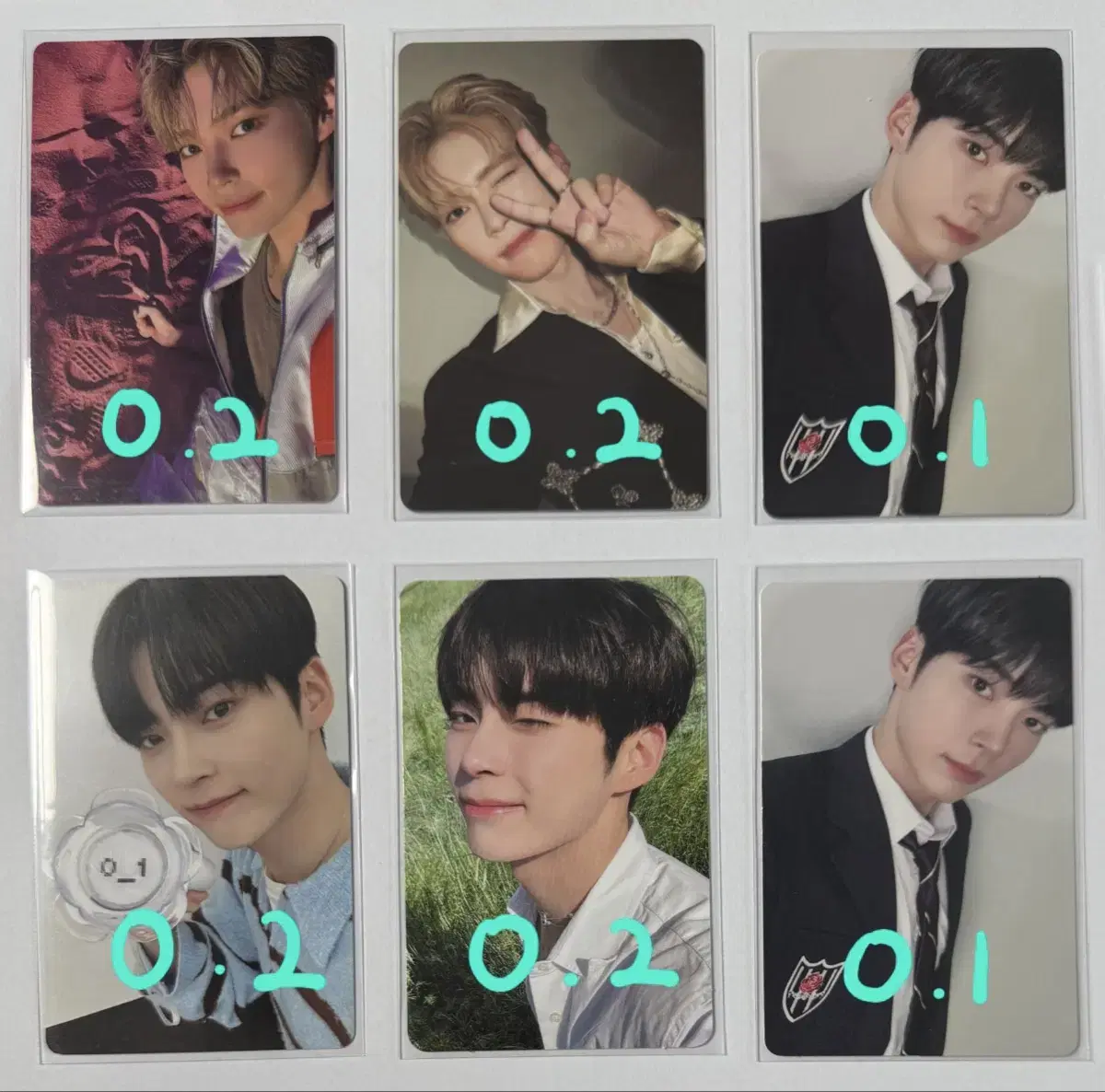 ZB1 sung hanbin kim gyuvin zhang hao seok matthew kim taerae park gunwook Photocard