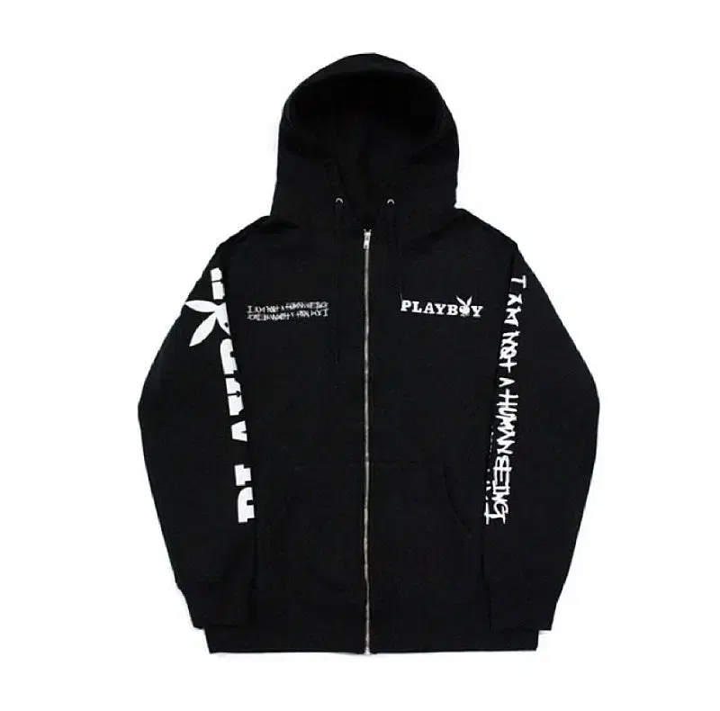 About UsHumanbeing X Playboy Hoodie Zip Up Black