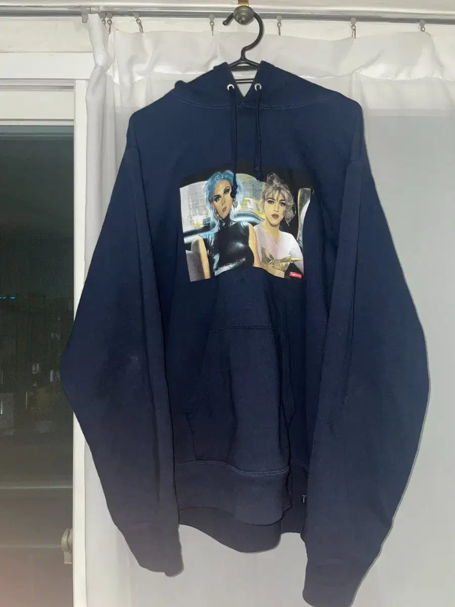 Supreme Nangoldin Hoodie M Navy