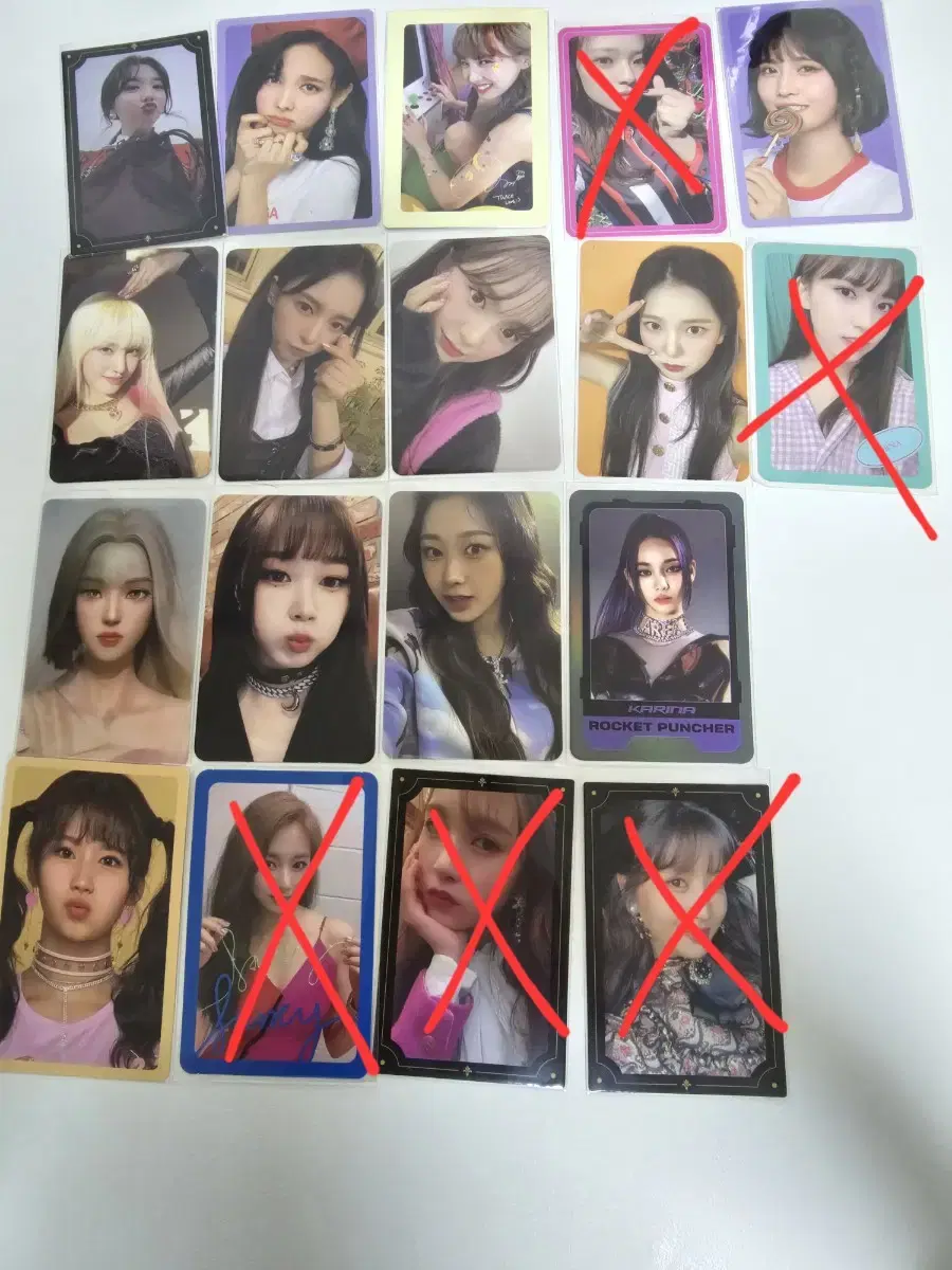 Source) ive aespa twice kep1er  photocard wts