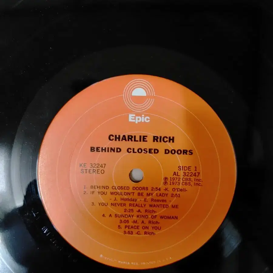 CHARLIE RICH 음반 b (LP 턴테이블 오디오 앰프