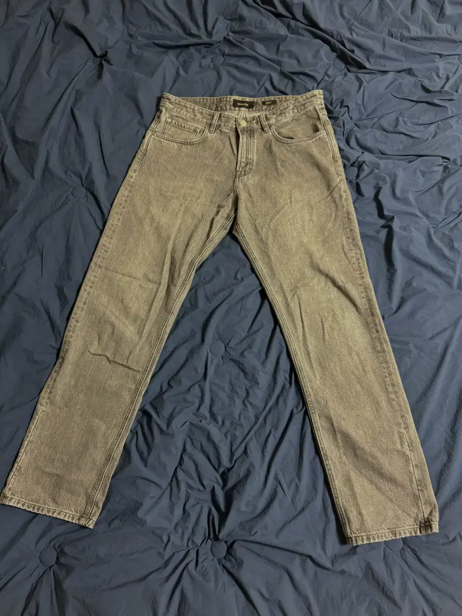 Massimo Dutti Gray Relaxed Fit jin size 31