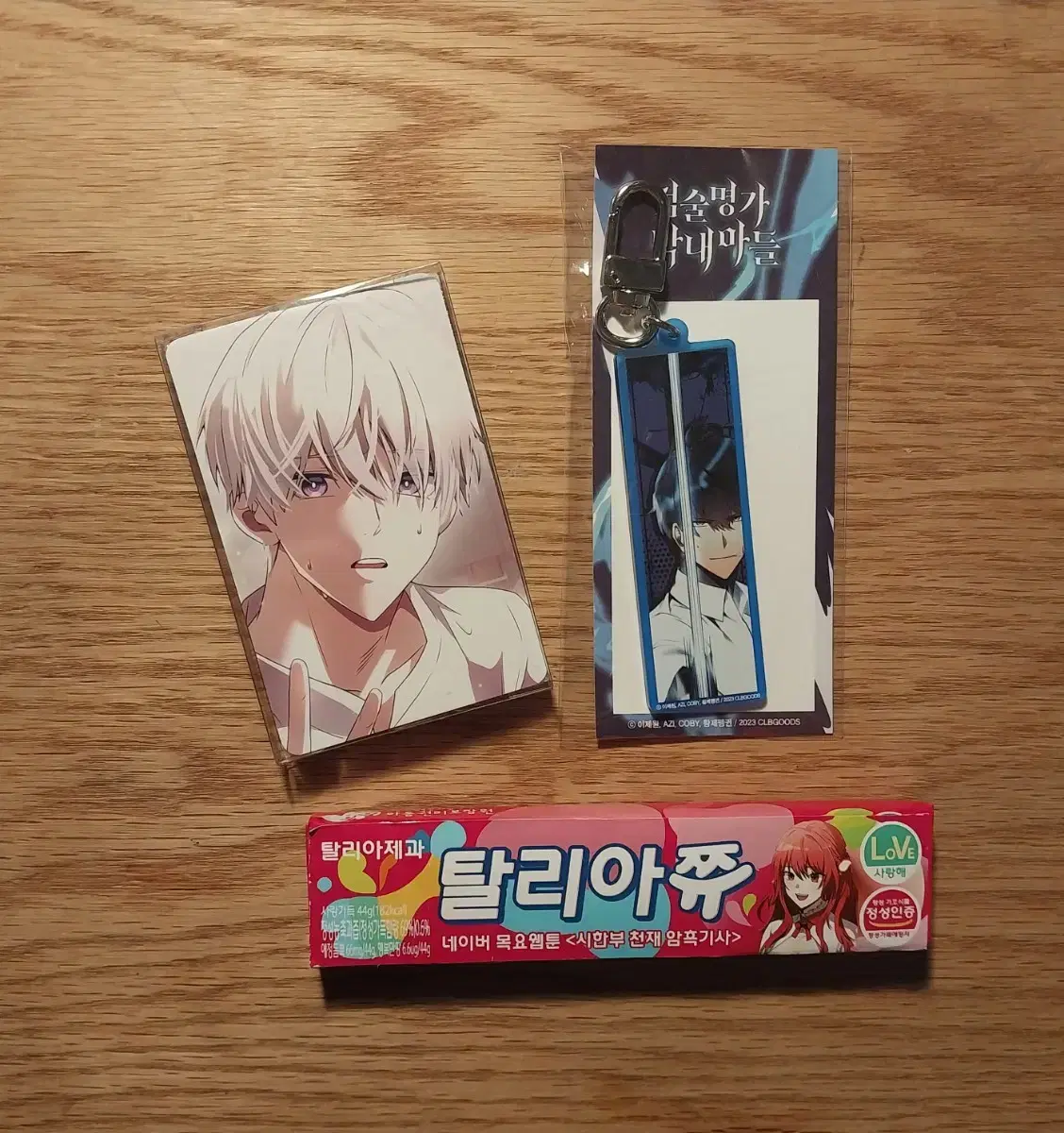 Original price, unsealed)Gyeonggi Webtoon Fair Shihanbu Genius Dark Knight Photocard, Maizhu