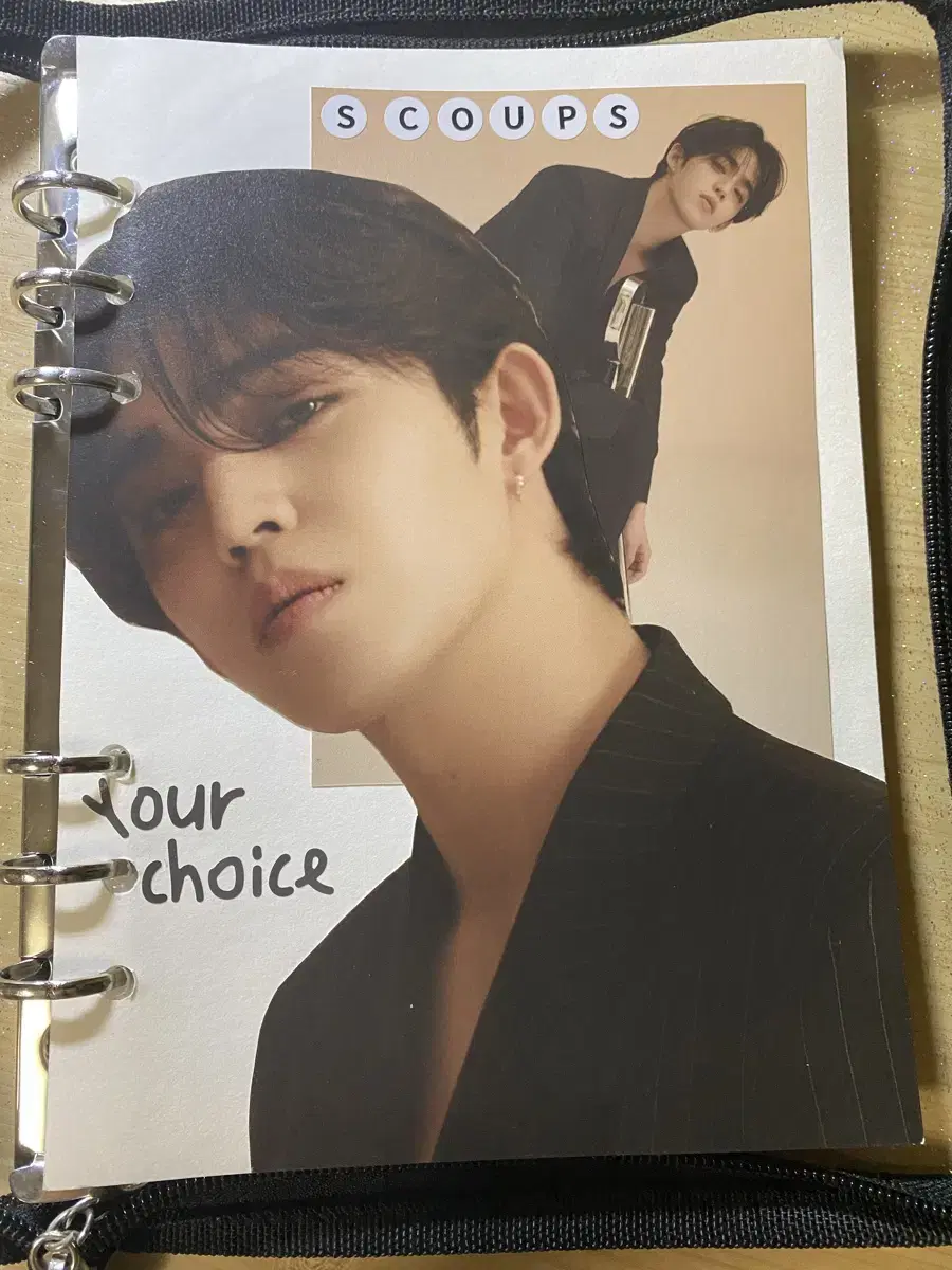 세븐틴 binder 표지 wts 에스쿱스정한조슈아준호시원우지디에잇민규도겸승관버논