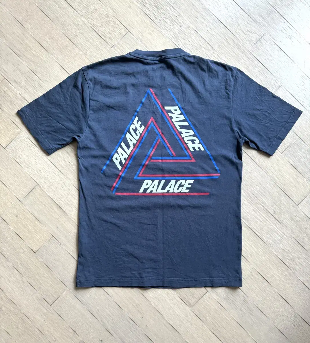 Palace Basically A Tri-Ferg T-Shirt Navy